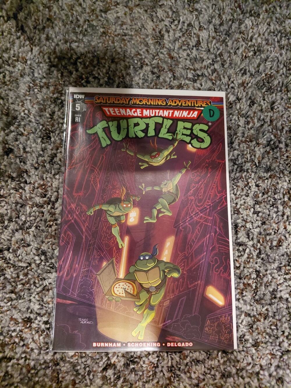 Teenage Mutant Ninja Turtles Saturday Morning Adventures #5 IDW 1:10 Variant